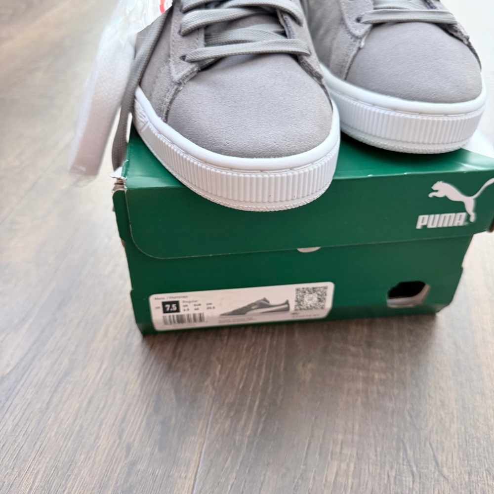 NIB Puma Suede Classic | Steel Gray | Men’s 7.5 - Picture 6 of 6